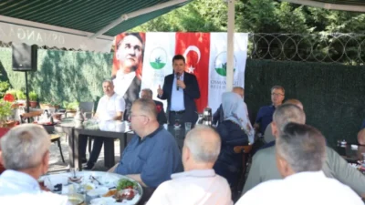 Osmangazi Belediye Başkanı Erkan Aydın, mahalle buluşmaları kapsamında kırsal Doğancı