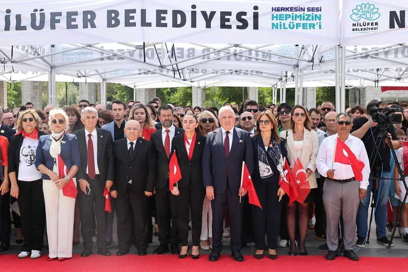 Nilüfer Belediyesi, 30 Ağustos Zafer Bayramı’nın 104’üncü yıl dönümünü Cumhuriyet