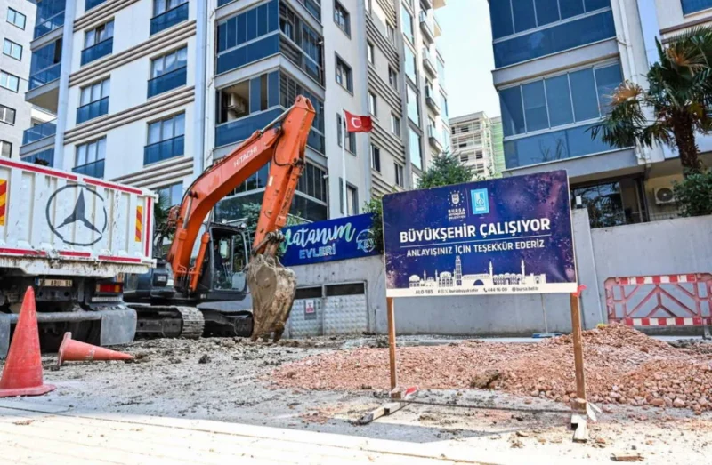 Bursa Büyükşehir Belediyesi, il genelinde sürdürdüğü altyapı kapasitesini güçlendirme çalışmaları