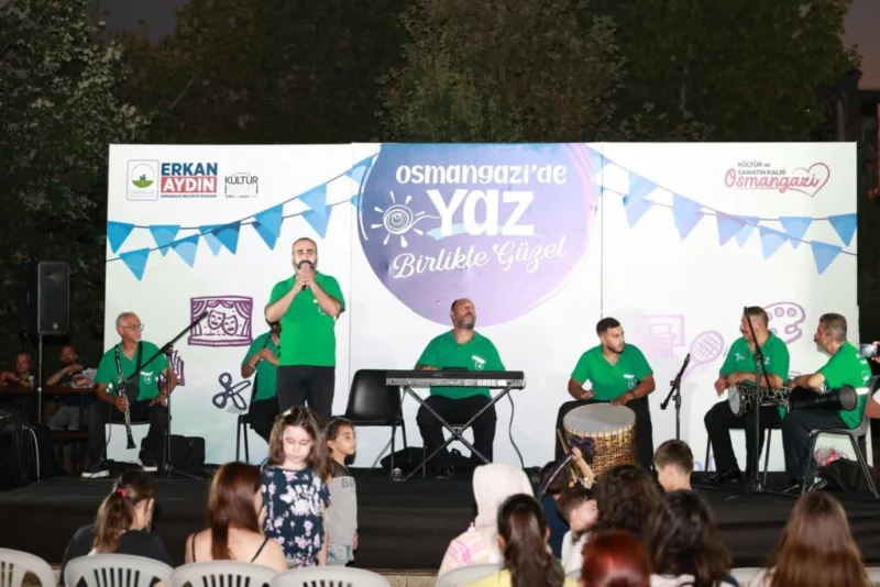Osmangazi Belediyesi’nin yaz sezonu boyunca düzenlediği mahalle şenlikleri, vatandaşlara unutulmaz