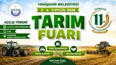 Yenişehir Belediyesi tarafından 11. Uluslararası Altın Biber Festivali kapsamında gerçekleştirilecek