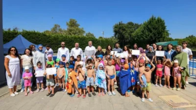 Ertuğrul Sağlam Spor Tesisleri’nde gerçekleştirilen programda 4-6 yaş arasındaki çocuklar,