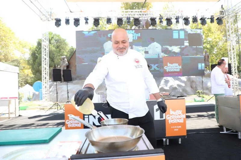 İnegöl Gastronomi Festivali, ikinci gününde de 100 stant ve Gastro