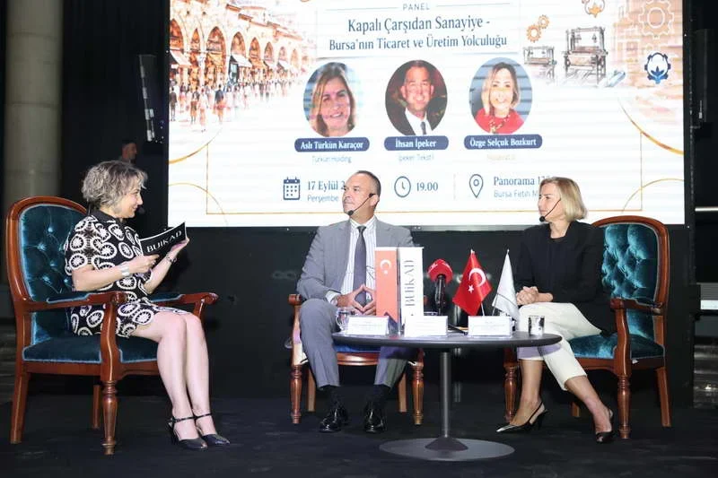 Osmangazi Belediyesi’nin ev sahipliğinde düzenlenen “Kapalı Çarşı’dan Sanayiye: Bursa’nın Ticaret