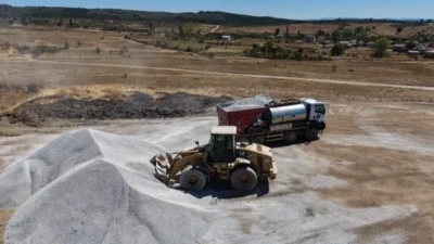 Bursa Büyükşehir Belediyesi, Keles ilçesinde 13 kilometreye yakın yol yenileme