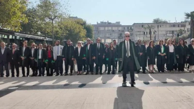 Bursa Barosu Başkanı Av. Metin Öztosun, adli yıl açılış töreninde