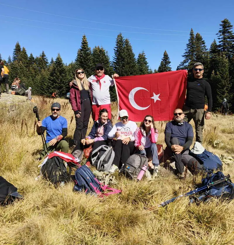 Köksal LADİK Sarıalan’dan Çobankaya’ya, Çobankaya’dan Softaboğan Şelalesi’ne uzanan anlamlı yürüyüşte