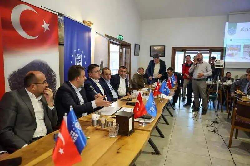 Bursa Büyükşehir Belediye Başkan Vekili Şahin Biba, Orhaneli ilçesi muhtarlarıyla