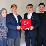 Yıldırım Belediye Başkanı Oktay Yılmaz Kıbrıs Gazisi Cafer Kaya Ve Ailesine Ziyaret