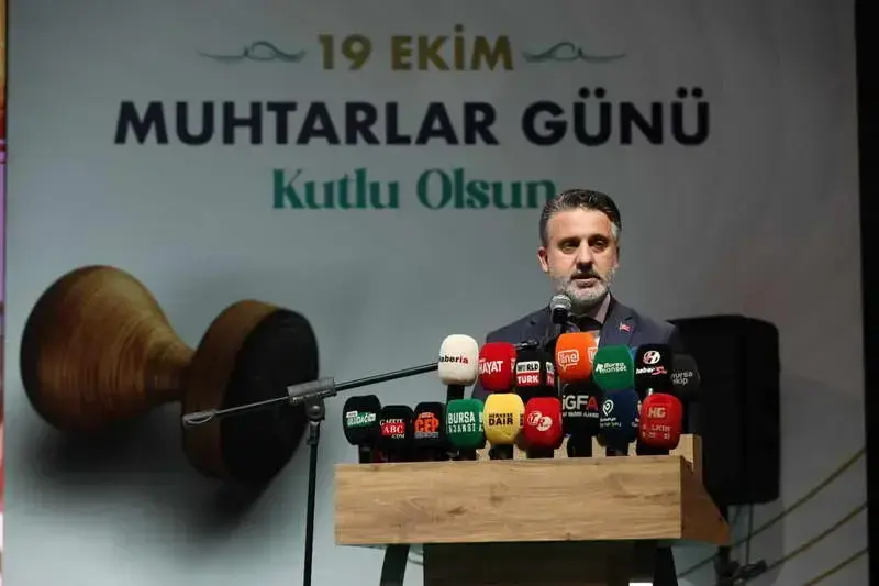 Bursa Büyükşehir Belediye Başkan Vekili Şahin Biba, 19 Ekim Muhtarlar