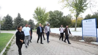 İnegöl Belediyesi’nin talebi üzerine Hikmet Şahin Kültür Parkında yeni bir