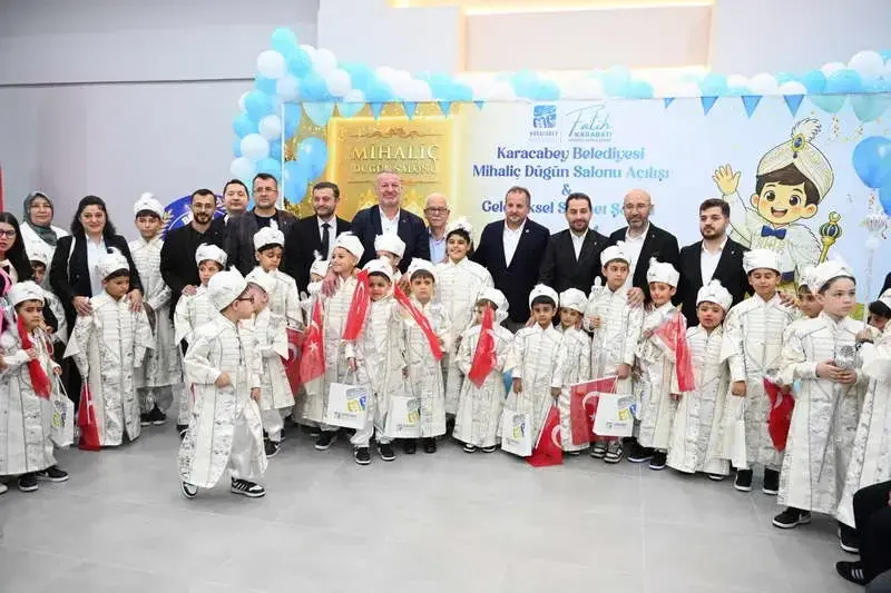 Karacabey Belediyesi tarafından Yeni Mahalle’ye kazandırılan Mihaliç Düğün Salonu, geleneksel