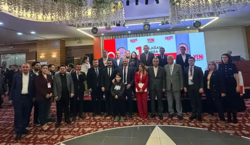 YENİ Parti Bursa İl Başkanlığı’nın 1. İl Kongresi’nde yeni dönemde